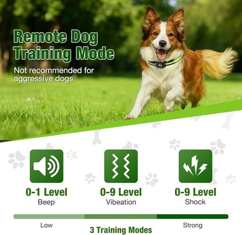Pet Smart Wireless Dog Fence Collar for 3 Dogs 2.4GHz Electric Dog Fence Portable Waterproof Rechargeable Pet Training Collars (1 Controller & 3 Collar) in Saudi Arabia