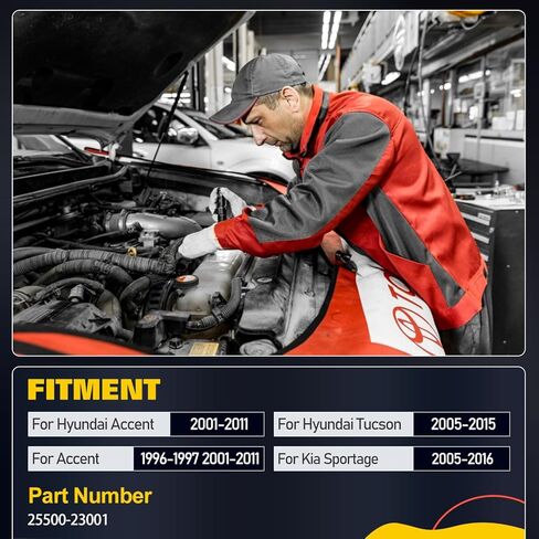 مبيت ترموستات OCPTY مناسب لشركة Hyundai Accent 1996-1997 2001-2011، لـ Elantra 1996-2012، لـ Hyundai لـ Santa Fe 2010-2012، لـ Hyundai لـ Santa Fe Sport 2013-2016 يستبدل 25500-23001 in Kuwait