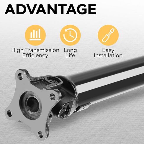 Rear Drive Shaft 47.5" [Automatic Trans] Fit for Jeep Grand Cherokee 2005-2010| Commander 2006-2010 - V6 3.7L, 4WD/AWD, OE 52853006AB, 52853006AD in Kuwait