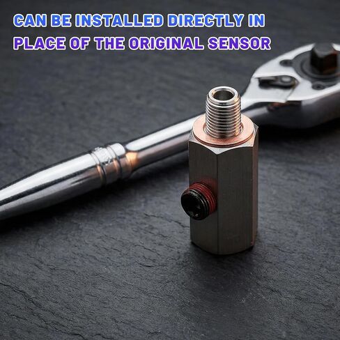 محول تي شيرت بمستشعر ضغط الزيت 1/8 NPT، تركيب تي شيرت لضغط زيت السيارة من الفولاذ المقاوم للصدأ مع منفذ جانبي، خرطوم قياس خط تغذية توربو مناسب للسيارات وسيارات الدفع الرباعي والشاحنات in Saudi Arabia