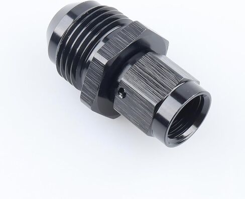 AC PERFORMANCE -6 AN Male to M14 x 1.5 Female Swivel 60 Degree Seal Inverted Flare Fitting Adapter Aluminum Black in Kuwait
