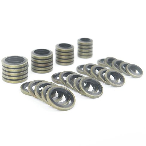 3918188 4934278 3963983 3963988 Fuel Sealing Washers Compatible with Dodge Cummins 12V 24V 5.9L 6.7L Fuel System Seal Fit for Banjo Bolt 8mm 10mm 12mm 14mm (40pcs,Each of 10) in Saudi Arabia
