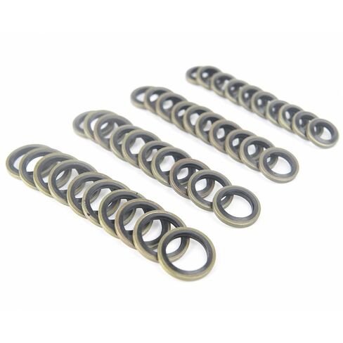 3918188 4934278 3963983 3963988 Fuel Sealing Washers Compatible with Dodge Cummins 12V 24V 5.9L 6.7L Fuel System Seal Fit for Banjo Bolt 8mm 10mm 12mm 14mm (40pcs,Each of 10) in Saudi Arabia
