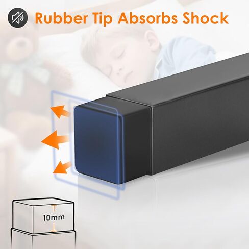 4 Pack Door Stoppers, Black Door Stops Square Modern Doorstop Wall Mounted with Rubber Tip, Solid Baseboard Door Bumper Wall Protector in Saudi Arabia