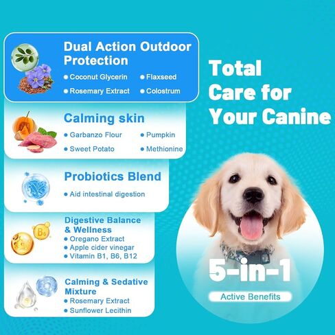 Hip and Joint Supplement for Dogs, glucosamine for Dogs Hip and Joint Supplement with Chondroitin, MSM, Omega 3 Chondroitin and Green Lipped Mussel, 250 Chews for All Senior Large Small Medium Breed in Saudi Arabia