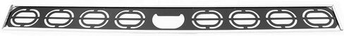 Black Universal Rear Bumper Long Race Air Diversion Diffuser Compatible with Chevrolet Honda Acura Etc. Any Vehicle Aluminum 44 * 4",7 Hole Lightweight Aero Reduce in Kuwait