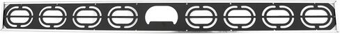 Black Universal Rear Bumper Long Race Air Diversion Diffuser Compatible with Chevrolet Honda Acura Etc. Any Vehicle Aluminum 44 * 4",7 Hole Lightweight Aero Reduce in Kuwait