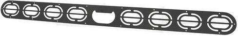 Black Universal Rear Bumper Long Race Air Diversion Diffuser Compatible with Chevrolet Honda Acura Etc. Any Vehicle Aluminum 44 * 4",7 Hole Lightweight Aero Reduce in Kuwait