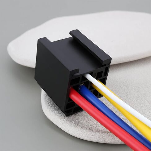 5pcs 5 Pin Automotive Relay Harness Socket 12V 60 70 80 Amp for Amp High Power Relay 13.5cm in Kuwait