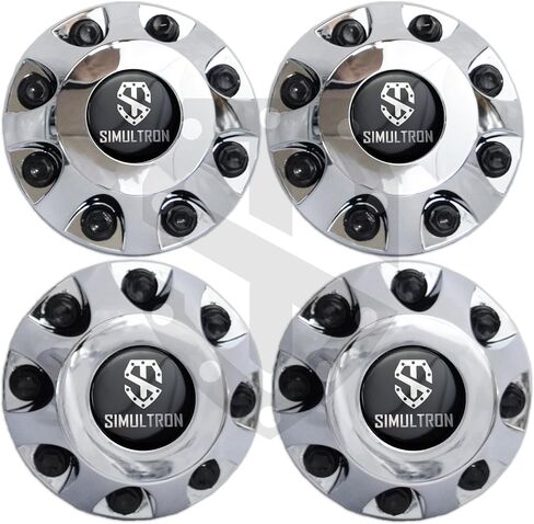 17ABS-G11-CHC Chrome Plated ABS Hubcap(s) for 2011-Newer GMC/Chevrolet 3500HD Dually (2 Front + 2 Rear) in Saudi Arabia