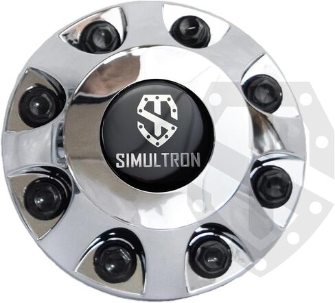 17ABS-G11-CHC Chrome Plated ABS Hubcap(s) for 2011-Newer GMC/Chevrolet 3500HD Dually (2 Front + 2 Rear) in Saudi Arabia