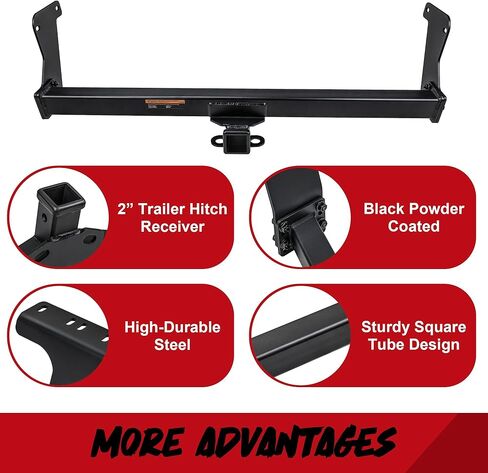 DBXB-RV Class 3 Trailer Hitch Standard 2-Inch Receiver Compatible with 2023-2026 Lexus RX350 / RX350h / RX500h, Multi-Fit Hitch to Receive Ball Mount & Bike Rack. Black Matte Powder Coated. 13579 in Saudi Arabia