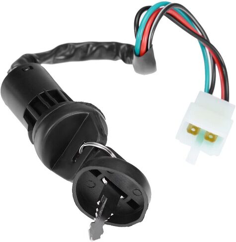Generic #US قطعة بديلة لمجموعة مفاتيح الإشعال تناسب E-ton 40cc 50cc 70cc 90cc Viper Sierra RASCAL 650720#keypart243536، أسود in Kuwait