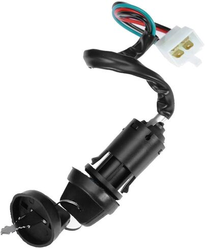 Generic #US قطعة بديلة لمجموعة مفاتيح الإشعال تناسب E-ton 40cc 50cc 70cc 90cc Viper Sierra RASCAL 650720#keypart243536، أسود in Kuwait