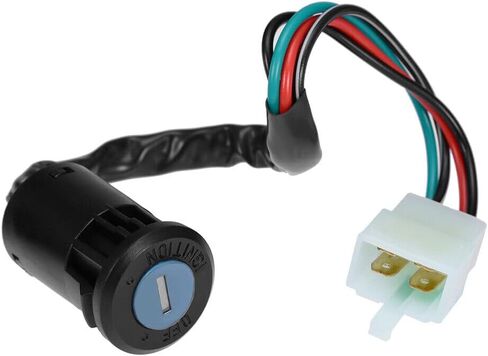 Generic #US قطعة بديلة لمجموعة مفاتيح الإشعال تناسب E-ton 40cc 50cc 70cc 90cc Viper Sierra RASCAL 650720#keypart243536، أسود in Kuwait