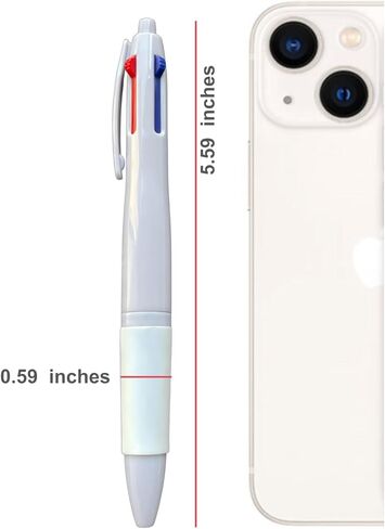 0.5mm Fine Point Retractable Oil Gel Pen, 6 Pack 4-in-1 Multicolor Pen, 4 Colors in One Smooth Writing Pen with 3 Barrel Colors, Quick Dry & Non-Smudge Ink for Office School Journaling Note Taking in Saudi Arabia