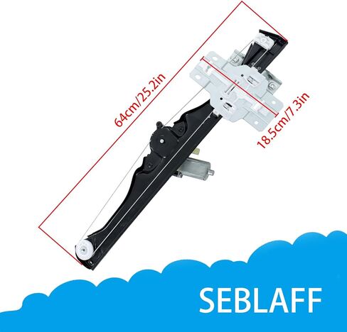 Electric Window Actuator Assembly Front Right Replacement for Acadia 2013-2016 Replacement for Acadia Limited 2017 Replacement for 741-029 in Saudi Arabia