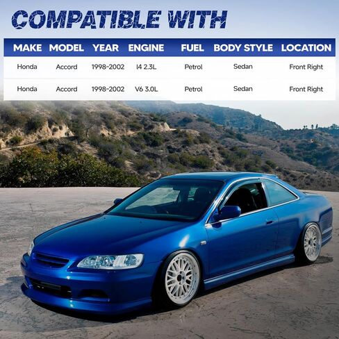 741-767 Front Passenger Right Side Power Window Regulator with Motor Assembly Fit for Honda Accord 1998-2002 in Kuwait
