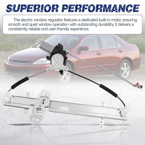 741-767 Front Passenger Right Side Power Window Regulator with Motor Assembly Fit for Honda Accord 1998-2002 in Kuwait