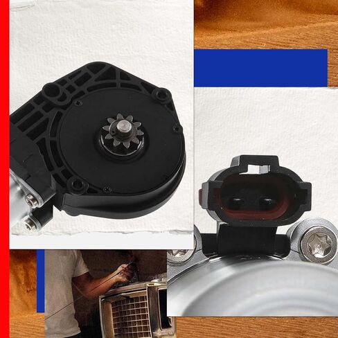 JC Whitney JFBAJCWWM00042 Front Right or Rear Left Power Window Regulator Motor - Compatible with Ford F-250/F-350/F-450/F-550 Super Duty 2000-2010, Excursion 2000-2005 in Kuwait