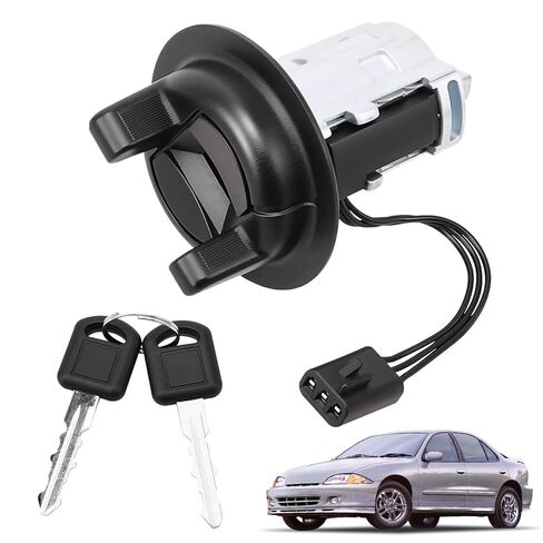 RAMATA 924-726 Ignition Switch Lock Cylinder with 2 Keys Compatible with 2000 2001 2002 2003 2004 2005 Chevrolet Cavalier, Pontiac Sunfire, Replace # 924726 in Saudi Arabia