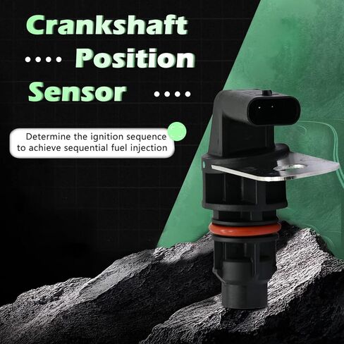 Engine Crank Crankshaft Position Sensor L4 V6 V8 1.5L Compatible with Chevrolet for Gmc Corvette Escalade Sierra Silverado Suburban 1500 Tahoe Yukon Equinox Express Savana 2500 3500 Sierra Camaro Cts in Kuwait