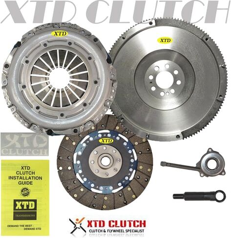 AMC CLUTCH & SINGLEMASS FLYWHEEL KIT متوافقة مع 2008-2013 Audi A3 VW EOS GTI Jetta Passat 2.0L Turbo L4 in Kuwait