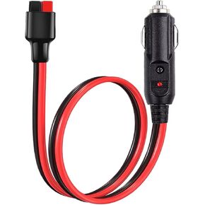 45A Connector to 12V Cigarette Lighter Cable,12AWG Car Cigarette Lighter Plug Extension Cable with Internal 15 Amp Fuse,Compatible with Anderson Power pole For Device Transfer/Connection-1m/3ft in Saudi Arabia