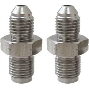 2 Pack M10 x 1.0 (Metric 10mm) to 3AN -3 AN3 Brake Adapter Fittings Ideal for Use with Brake Lines,Clutch Lines, Turbo Oil Feed, Oil Pressure,Power Steering Systems by XSPANDER in Kuwait