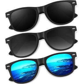 CGID Sunglasses Men Womens Polarized Lightweight Retro Black Shades UV400 Driving Fishing Golf in Saudi Arabia