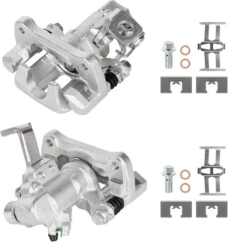 مجموعة فرجار فرامل القرص الخلفي مع دعامة، تناسب 1992-1995 و1999-2000 Honda Civic، 1993-1997 Honda Civic del Sol، 1994-2001 Acura Integra، استبدال 19-B1556 19-B1557 in Kuwait