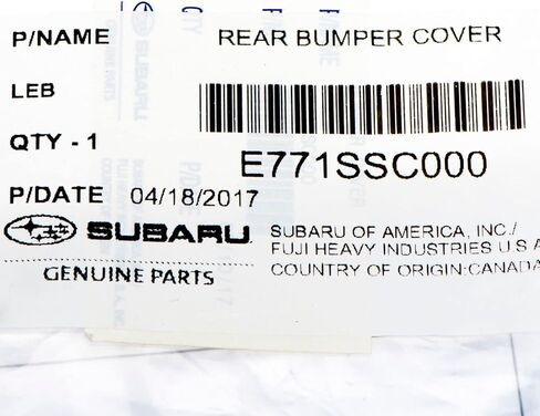 سوبارو 2009-2013 فورستر المصد الخلفي خطوة وسادة واقية جديدة E771SSC000 حقيقية OEM in Kuwait