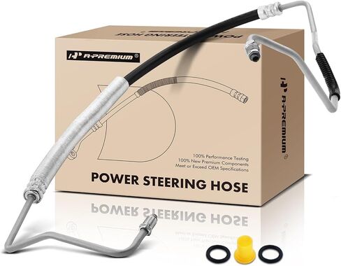 A-Premium Power Steering Hose Pressure Line Hose Assembly Compatible with Pontiac Grand Prix 2004-2007 V6 3.8L in Kuwait