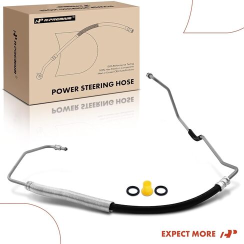 A-Premium Power Steering Hose Pressure Line Hose Assembly Compatible with Pontiac Grand Prix 2004-2007 V6 3.8L in Kuwait