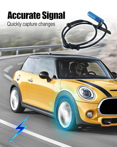 ABS Wheel Speed Sensor Front Left & Right Fit for BMW Mini Cooper R55 R57 R58 R59 2006-2015 L4 1.6L 2009-2015 Replace 34526851500 34526773019 34526793819 in Kuwait