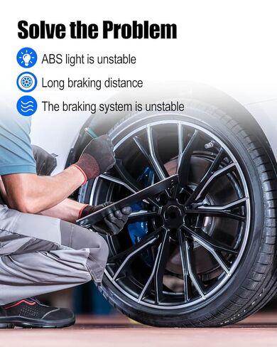 ABS Wheel Speed Sensor Front Left & Right Fit for BMW Mini Cooper R55 R57 R58 R59 2006-2015 L4 1.6L 2009-2015 Replace 34526851500 34526773019 34526793819 in Kuwait