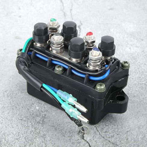 Outboard Engine Relay, Direct Replacement for 30 Motors 6H1 81950 00 00 6H1 81950 01, with Stable Performance and High Reliability, Fits 1992 2006 and Later in Saudi Arabia