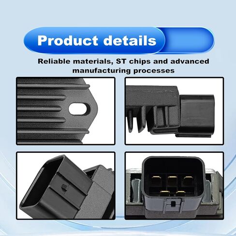 Pleoos Voltage Regulator Rectifier Compatible With 2000-2006 Honda Rancher 350/1995-2003 Foreman 400/1998-2004 Foreman 450 Replace OE 31600-HN5-671 31600-HN5-M40 31600-HM7-003 in Kuwait