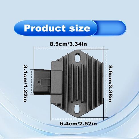 Pleoos Voltage Regulator Rectifier Compatible With 2000-2006 Honda Rancher 350/1995-2003 Foreman 400/1998-2004 Foreman 450 Replace OE 31600-HN5-671 31600-HN5-M40 31600-HM7-003 in Kuwait