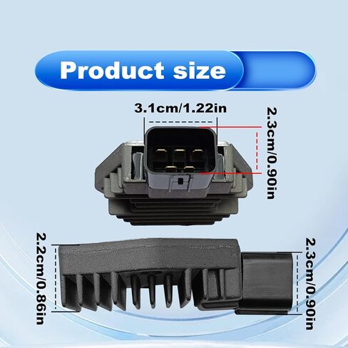 Pleoos Voltage Regulator Rectifier Compatible With 2000-2006 Honda Rancher 350/1995-2003 Foreman 400/1998-2004 Foreman 450 Replace OE 31600-HN5-671 31600-HN5-M40 31600-HM7-003 in Kuwait
