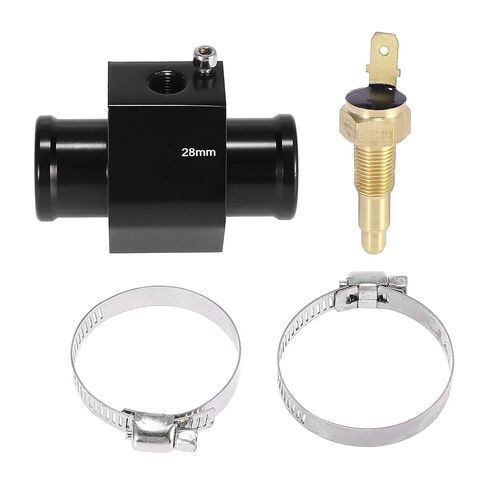X AUTOHAUX 1 Set Car Engine Coolant Temperature Sensor Switch Radiator Hose Fitting Adapter 38mm 200'F On-185'F Off in Kuwait
