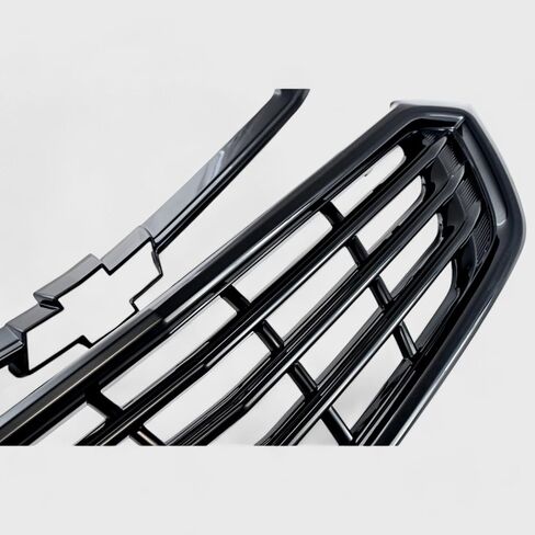Trim Illusion Chrome Delete Gloss Black Front Grille Overlay for 2018-2021 Chevrolet Equinox | Easy No-Tool Install | | US Patented in Kuwait