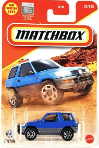 علبة الثقاب 1997 تويوتا RAV4 للطرق الوعرة [أزرق] 33/125، جديد لعام 2026! لعبة سيارة مصبوبة بمقياس 1:64 in Kuwait