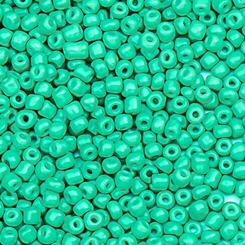 2000pcs Glass Seed Beads Bulk, 4mm 6/0 Mini Pony Spacer Small Individual Color Seed Beads for DIY Bracelet Necklaces Wrist Jewelry Making, Black in Saudi Arabia