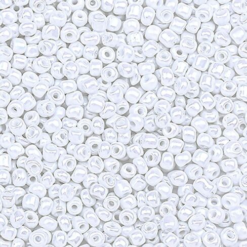 2000pcs Glass Seed Beads Bulk, 4mm 6/0 Mini Pony Spacer Small Individual Color Seed Beads for DIY Bracelet Necklaces Wrist Jewelry Making, Black in Saudi Arabia