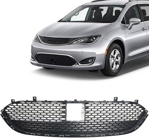 JOLONG Front Lower Bumper Grille For Chrysler Pacifica Voyager 2017-2020 OE Style Replacement for 68259199AA in Saudi Arabia