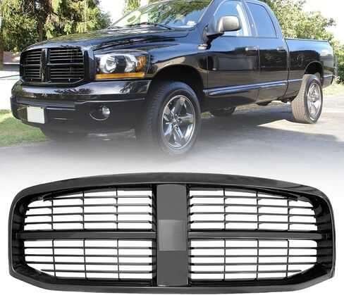 Grille For 2006-2008 Dodge Ram 1500 Grill 2006-2009 Dodge Ram 2500 3500 Bumper Grill (Chrome/Black) in Saudi Arabia