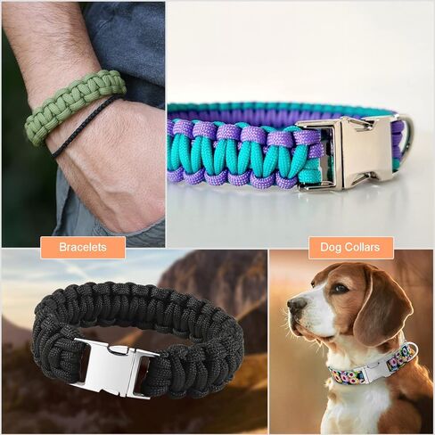 CooBigo Metal Side Release Buckle Webbing Buckle Paracord Bracelet Clasps for Leather Strap Dog Collars Harness Belt in Kuwait
