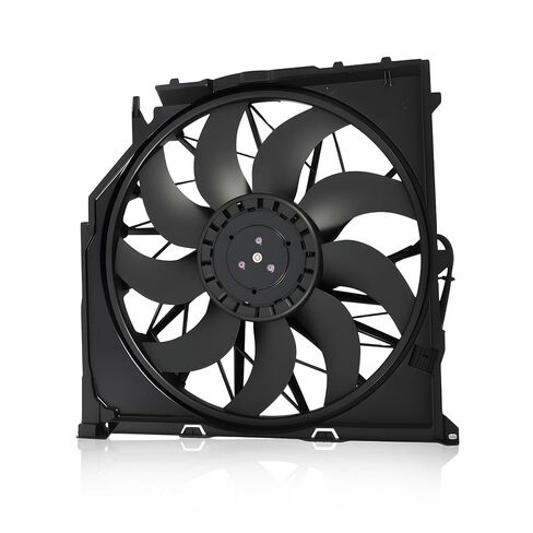 Radiator Cooling Fan Assembly Compatible with X3 2004-2010 2.5L 3.0L L6 Replace 17113415181 17113442089 BM3115135 with Brushless Motor in Kuwait