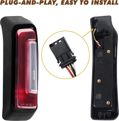 LED Rear Fender Light Saddlebag Side light Auxiliary LED Run Brake Turn Lamps Lights Compatible With Road Glide Street Glide 2024 & CVO 2023-2024 FLHX FLHXSE FLTRX FLTRXSE Accessories Red in Kuwait